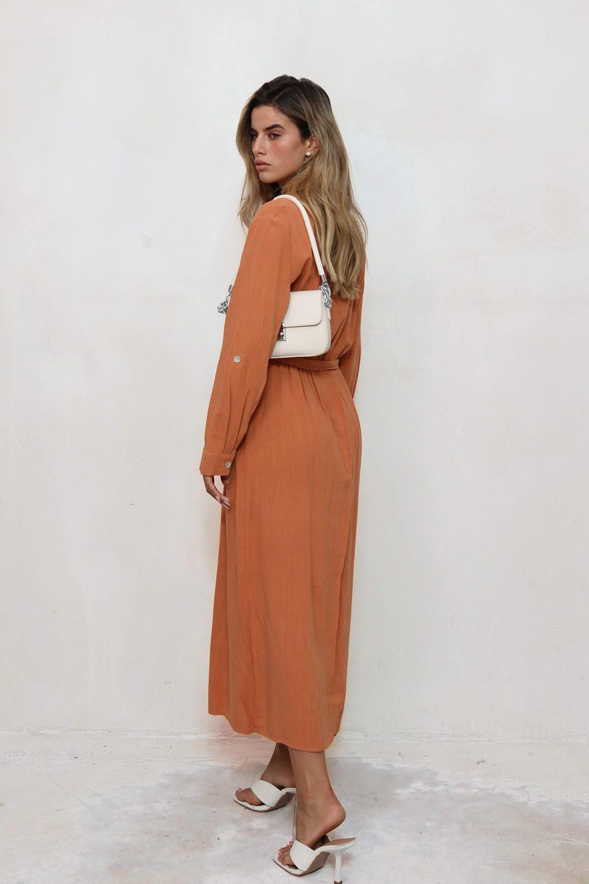 שמלת פשתן ג'אם