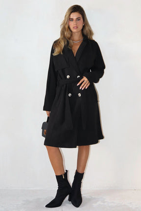 ג'קט צמר טרנץ'