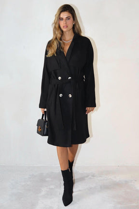 ג'קט צמר טרנץ'