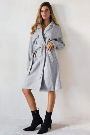 ג'קט צמר טרנץ'