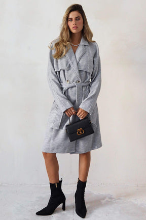 ג'קט צמר טרנץ'