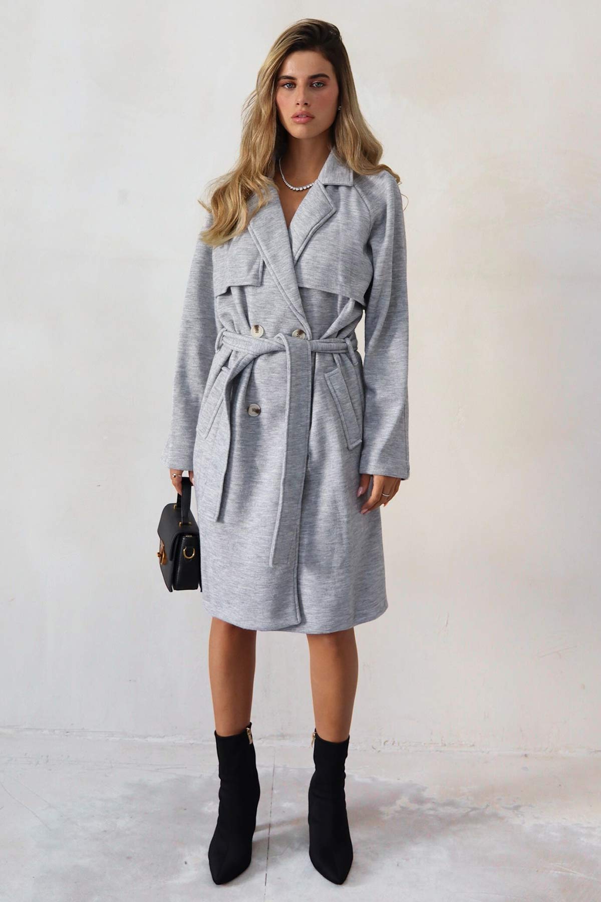 ג'קט צמר טרנץ'