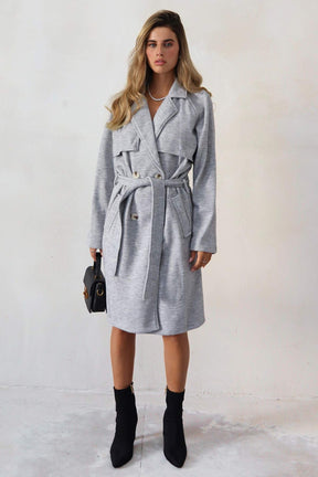 ג'קט צמר טרנץ'