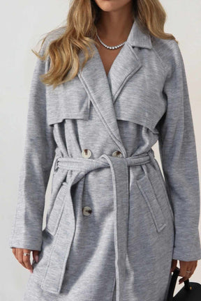 ג'קט צמר טרנץ'