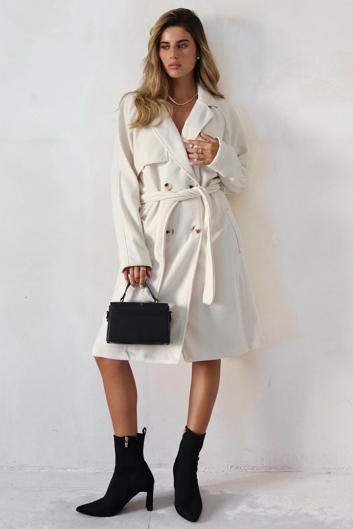 ג'קט צמר טרנץ'