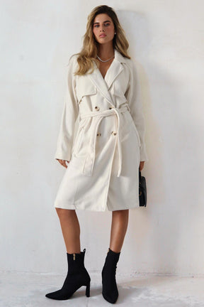 ג'קט צמר טרנץ'