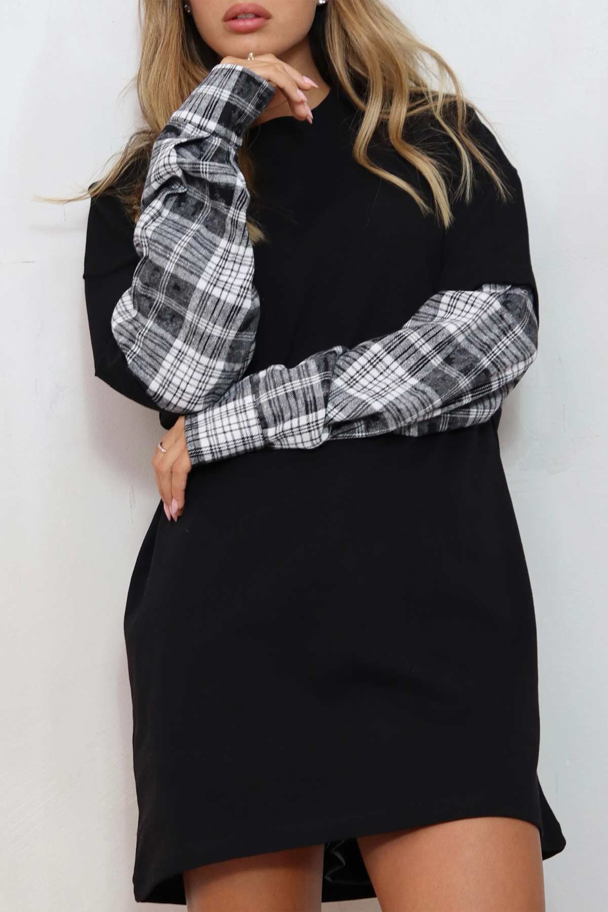 חולצת טוניקה משבצות ריי