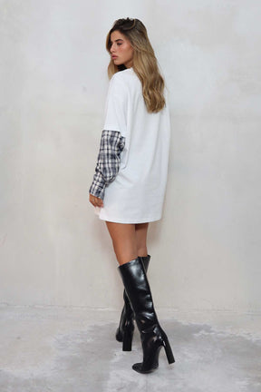 חולצת טוניקה משבצות ריי