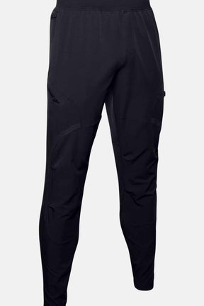 Under Armour  מכנסי דגמ"ח ארוכים Unstopabble בצבע שחור לגברים