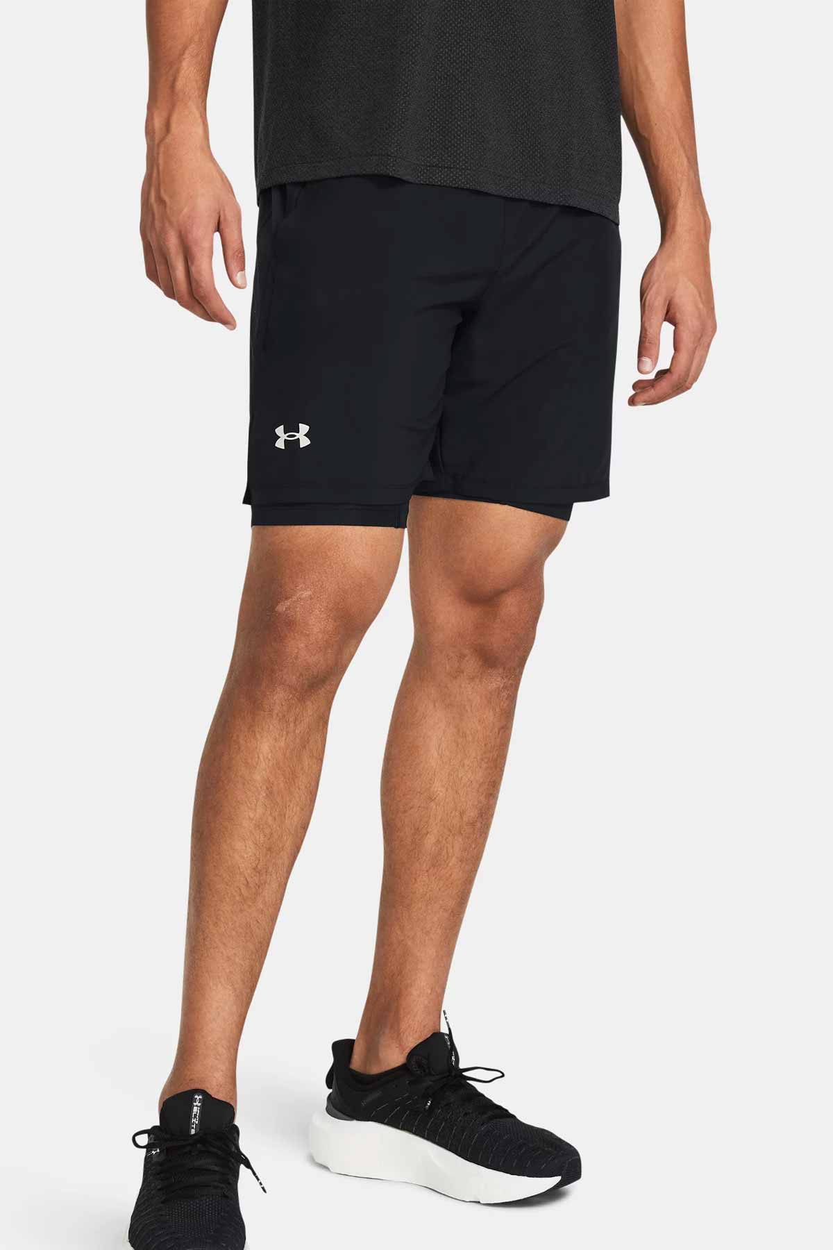 Under Armour מכנסי ריצה קצרים וטייץ Launch 7" לגברים