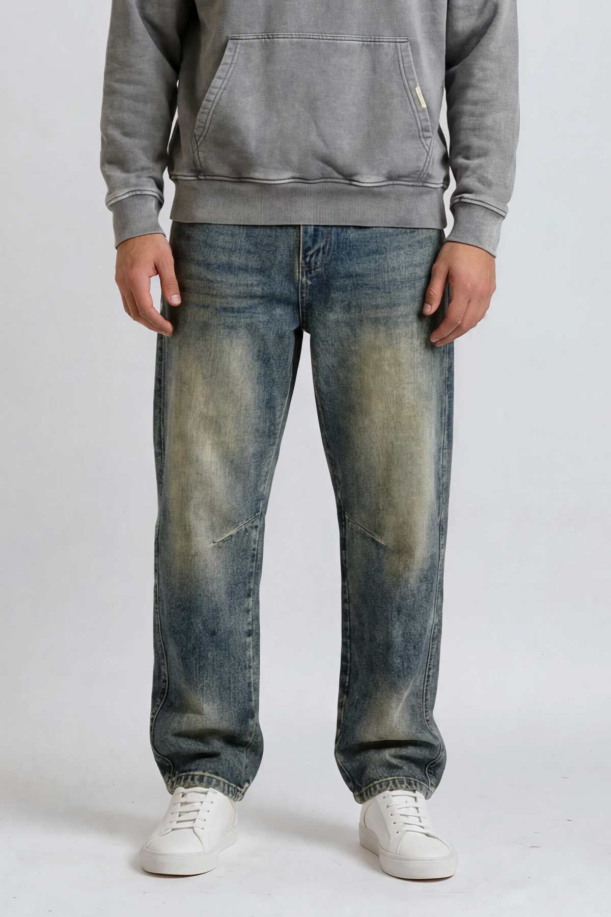 מכנסי ג׳ינס משופשפים דרט