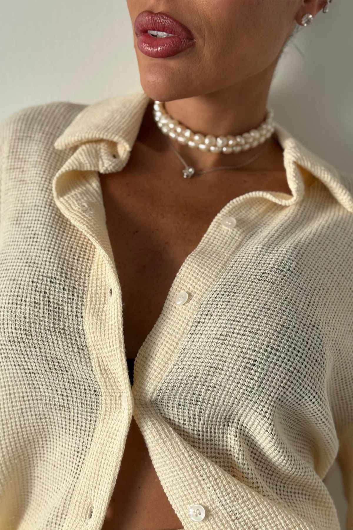 חולצת וופל מונסון