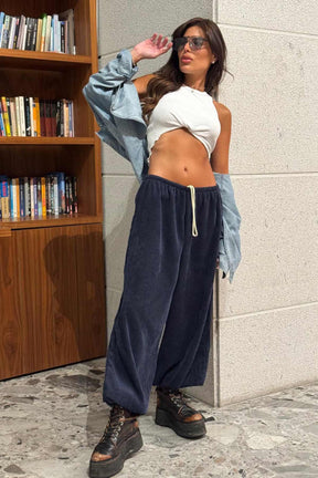 מכנסי קורדרוי בלון דיים