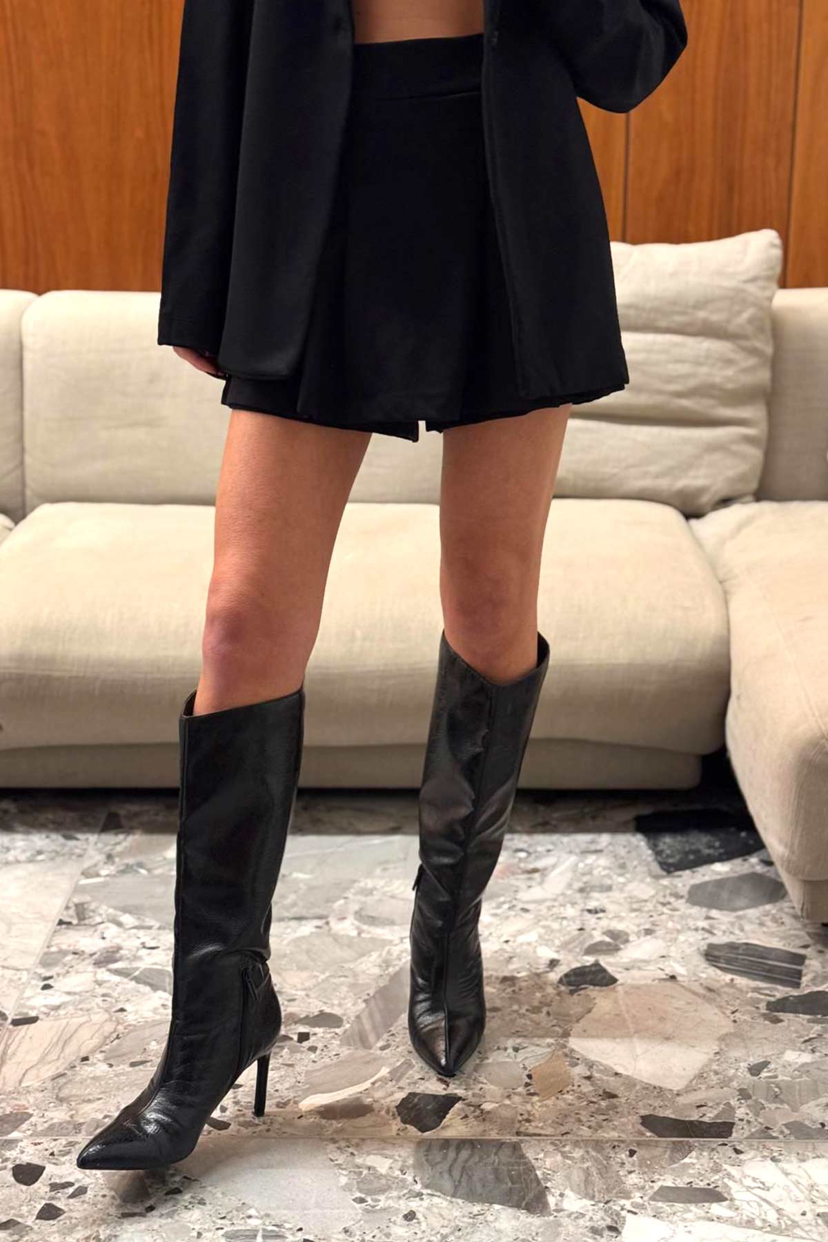 חליפת חצאית אוברסי