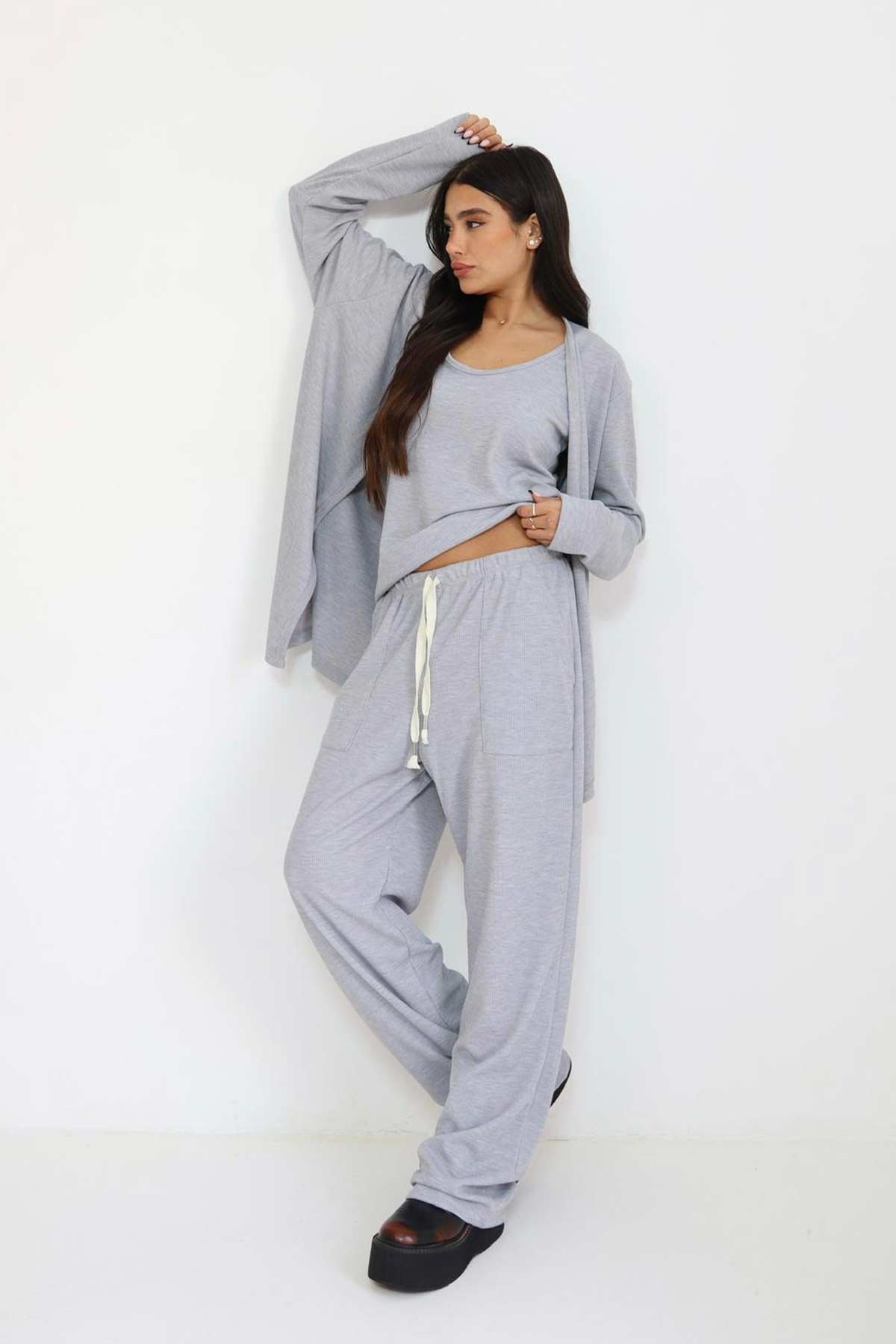 חליפת וופל 3 חלקים דילן