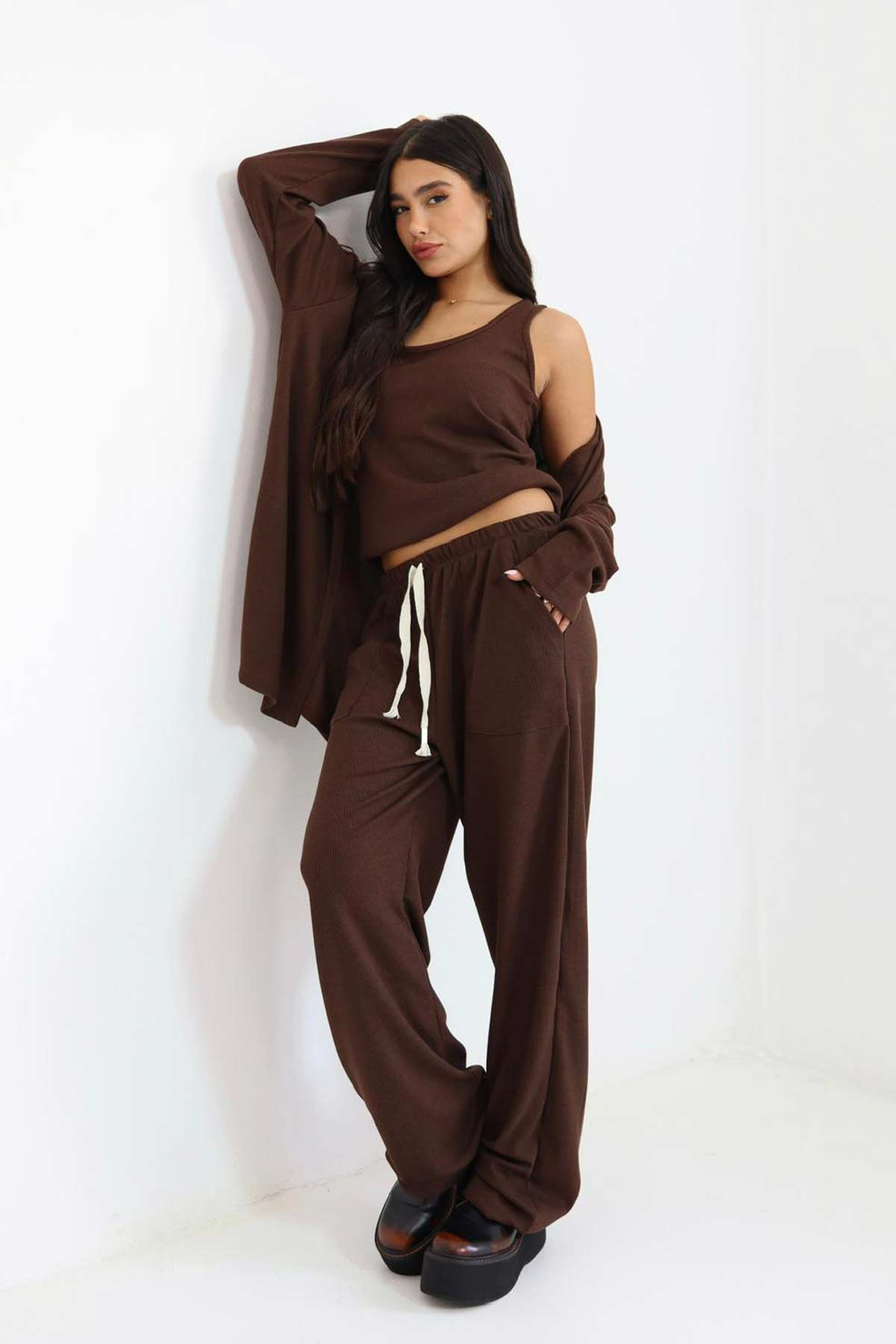 חליפת וופל 3 חלקים דילן