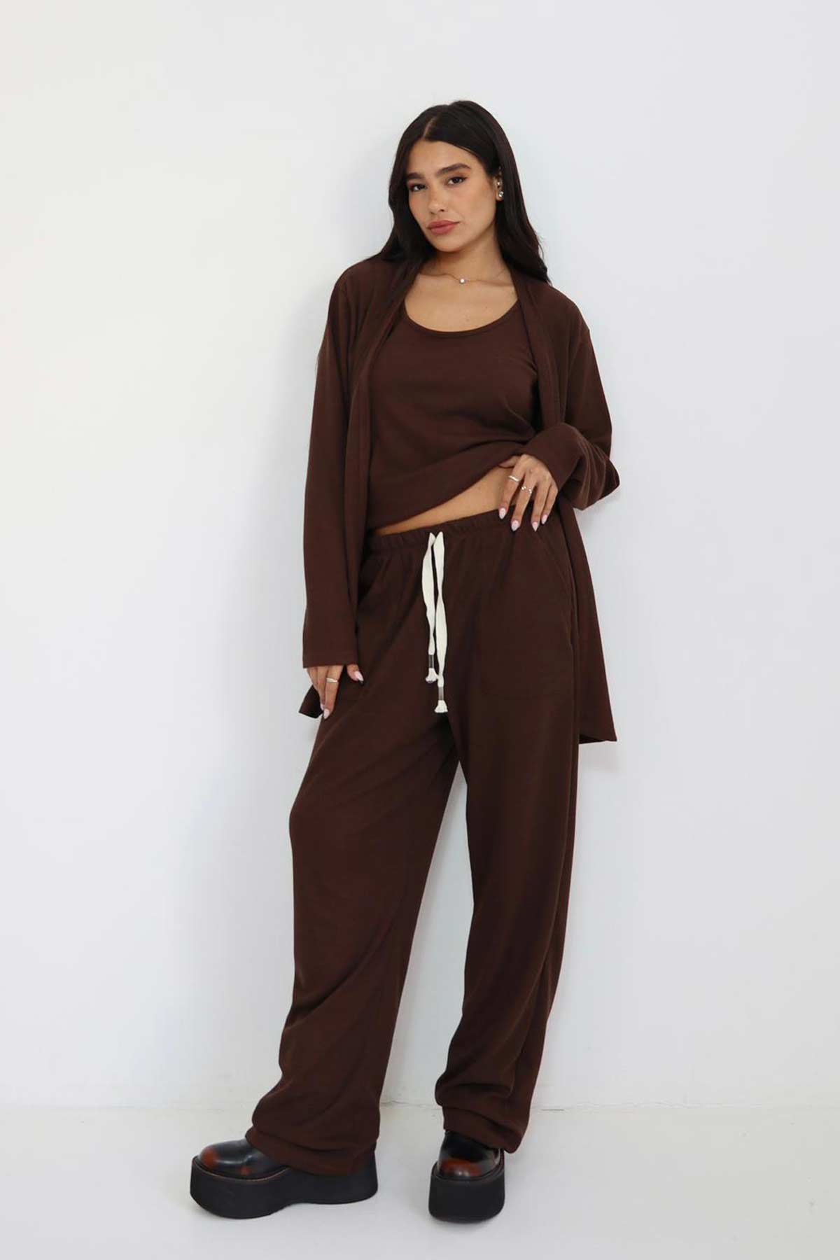 חליפת וופל 3 חלקים דילן