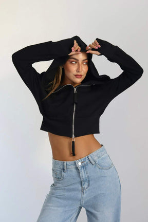 ג'קט קפוצ'ון כפפה סימי