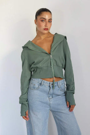 ג'קט קפוצ'ון כפפה סימי