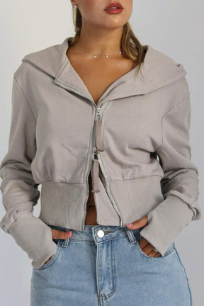 ג'קט קפוצ'ון כפפה סימי