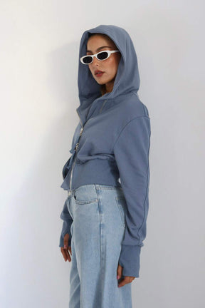 ג'קט קפוצ'ון כפפה סימי