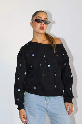 חולצת קרופ אוברסייז פנלופה