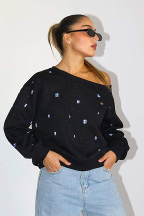 חולצת קרופ אוברסייז פנלופה