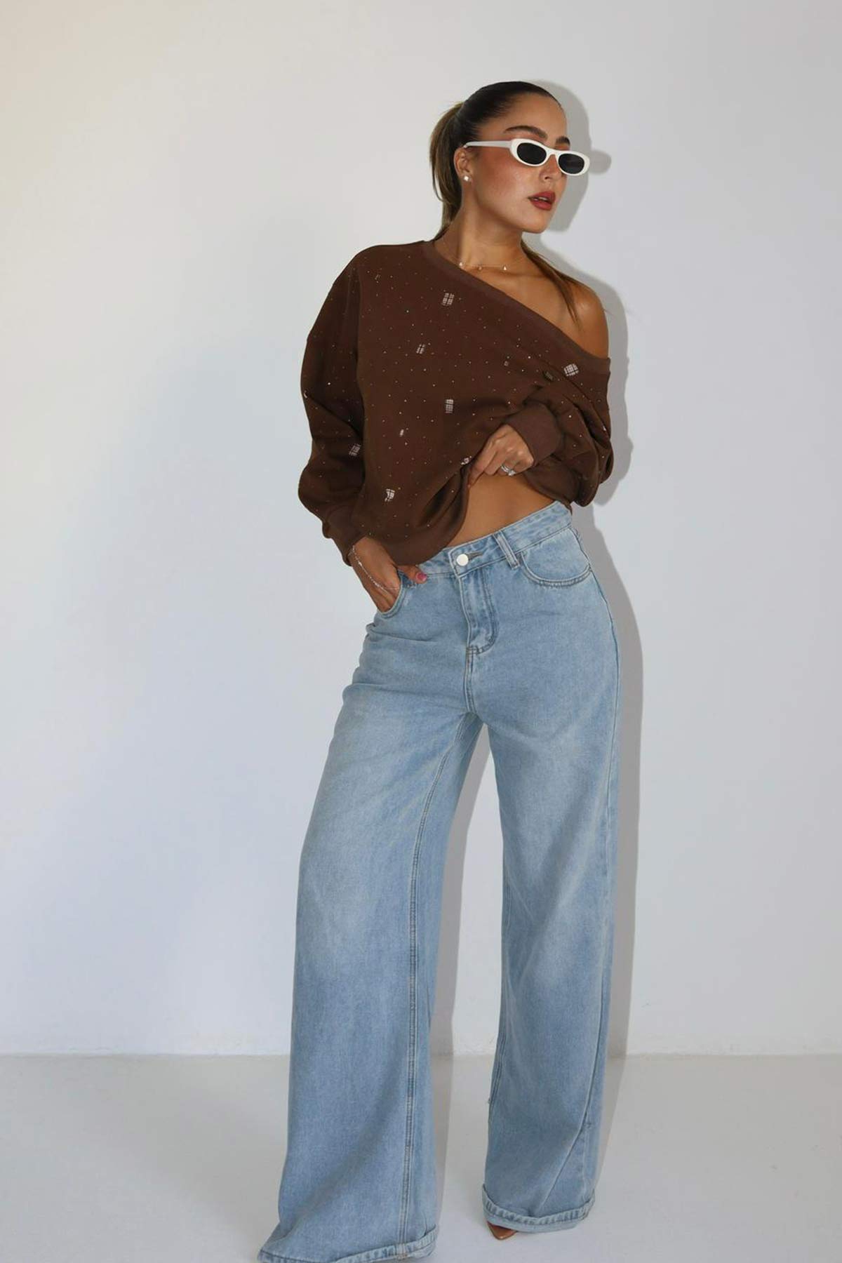 חולצת קרופ אוברסייז פנלופה