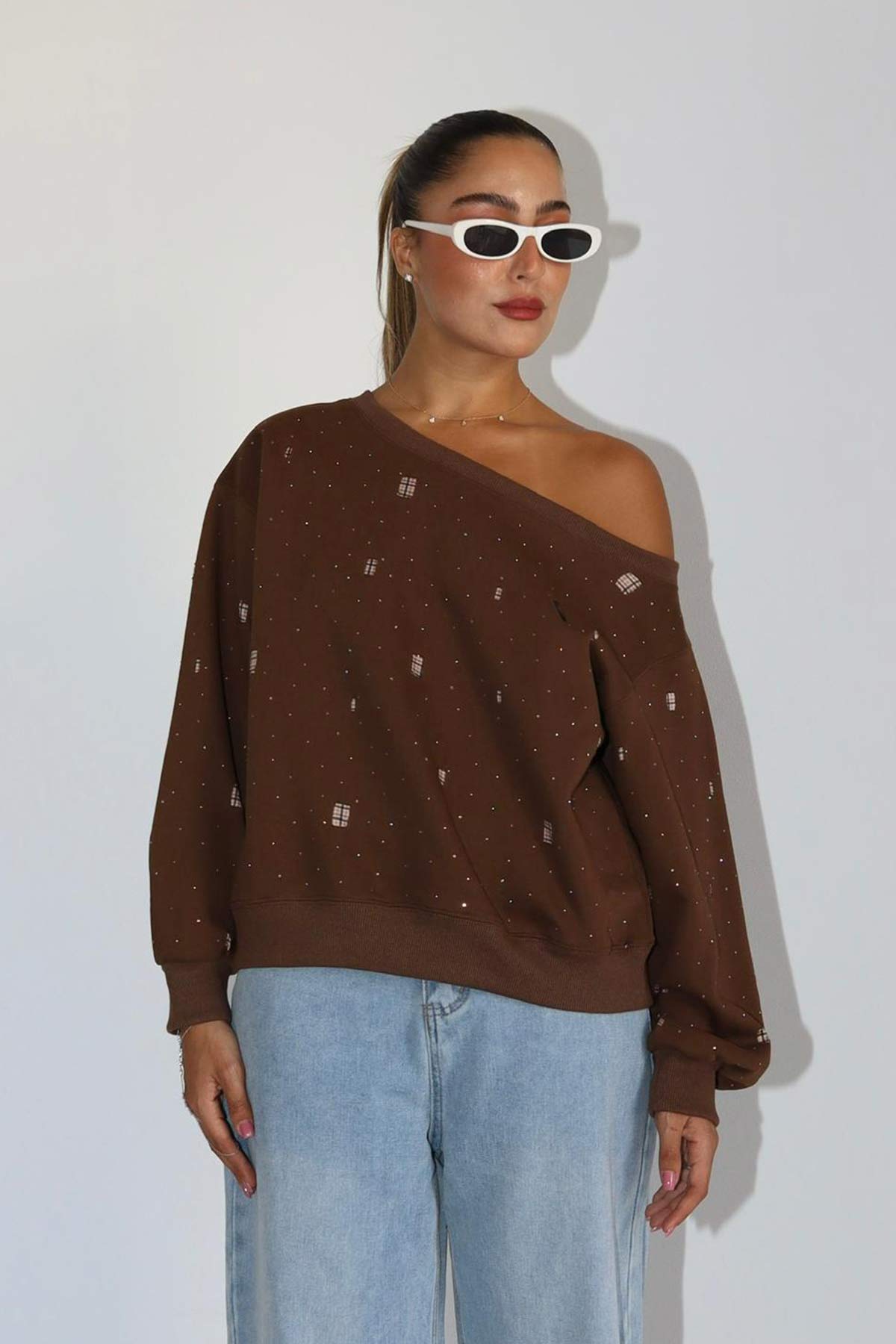 חולצת קרופ אוברסייז פנלופה