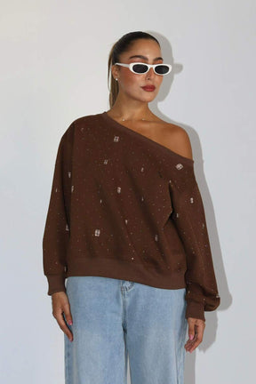 חולצת קרופ אוברסייז פנלופה