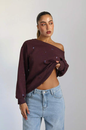 חולצת קרופ אוברסייז פנלופה