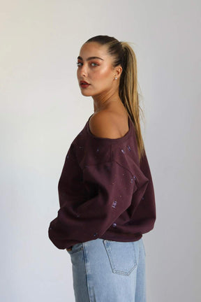 חולצת קרופ אוברסייז פנלופה