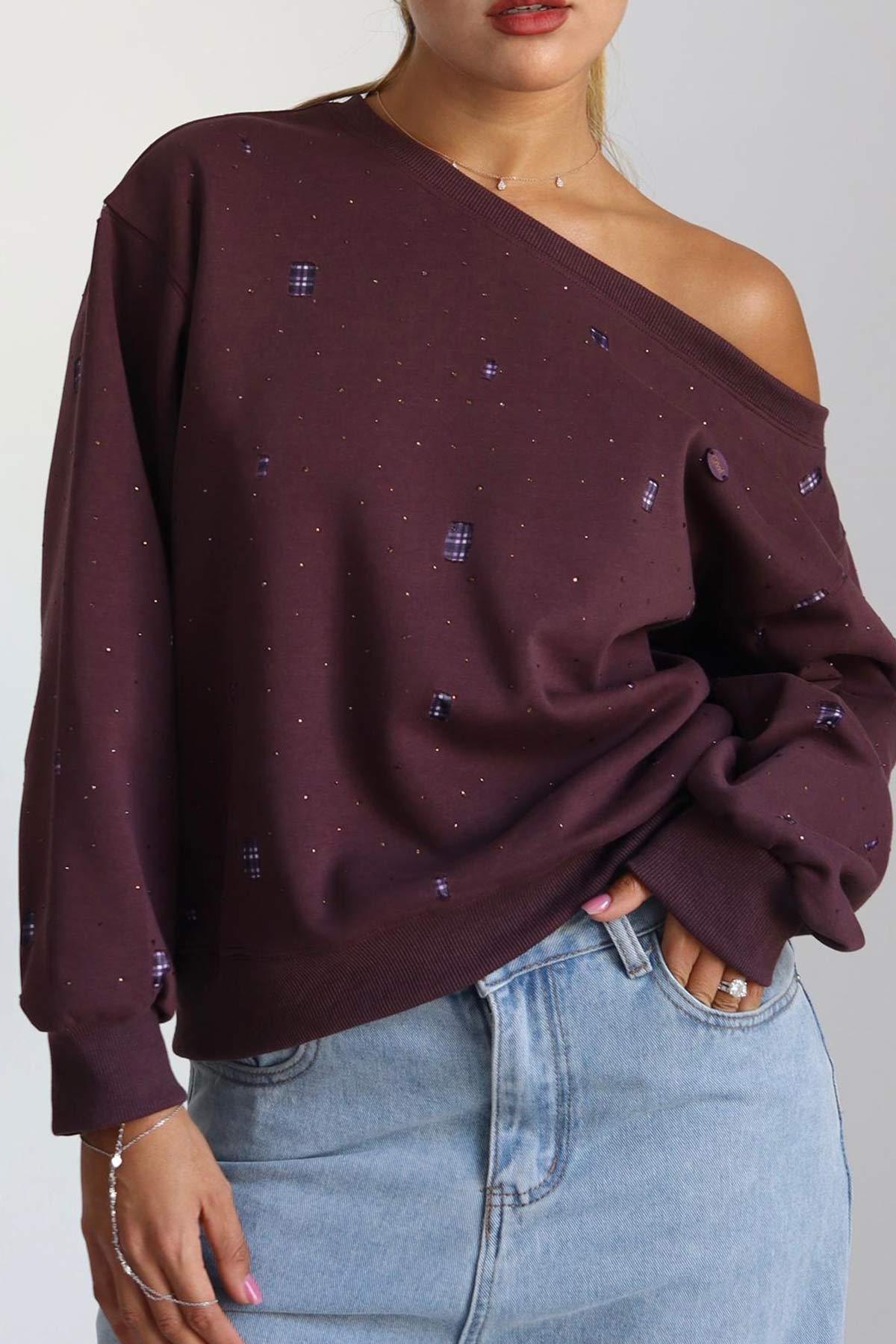 חולצת קרופ אוברסייז פנלופה