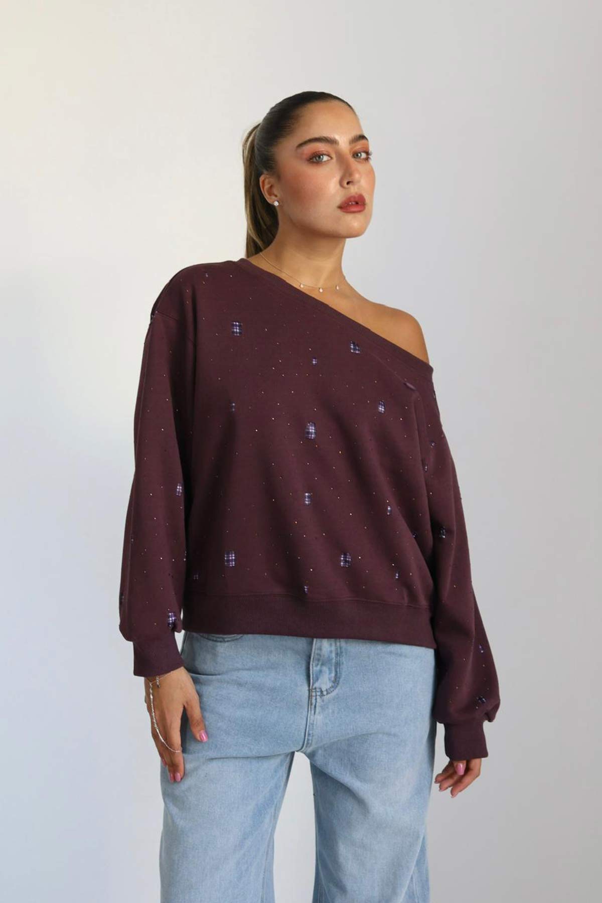 חולצת קרופ אוברסייז פנלופה