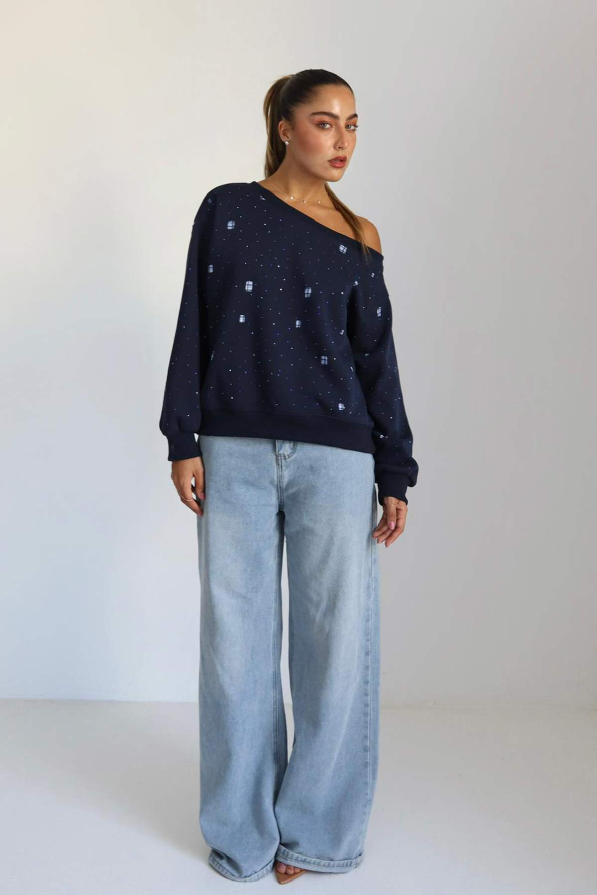 חולצת קרופ אוברסייז פנלופה