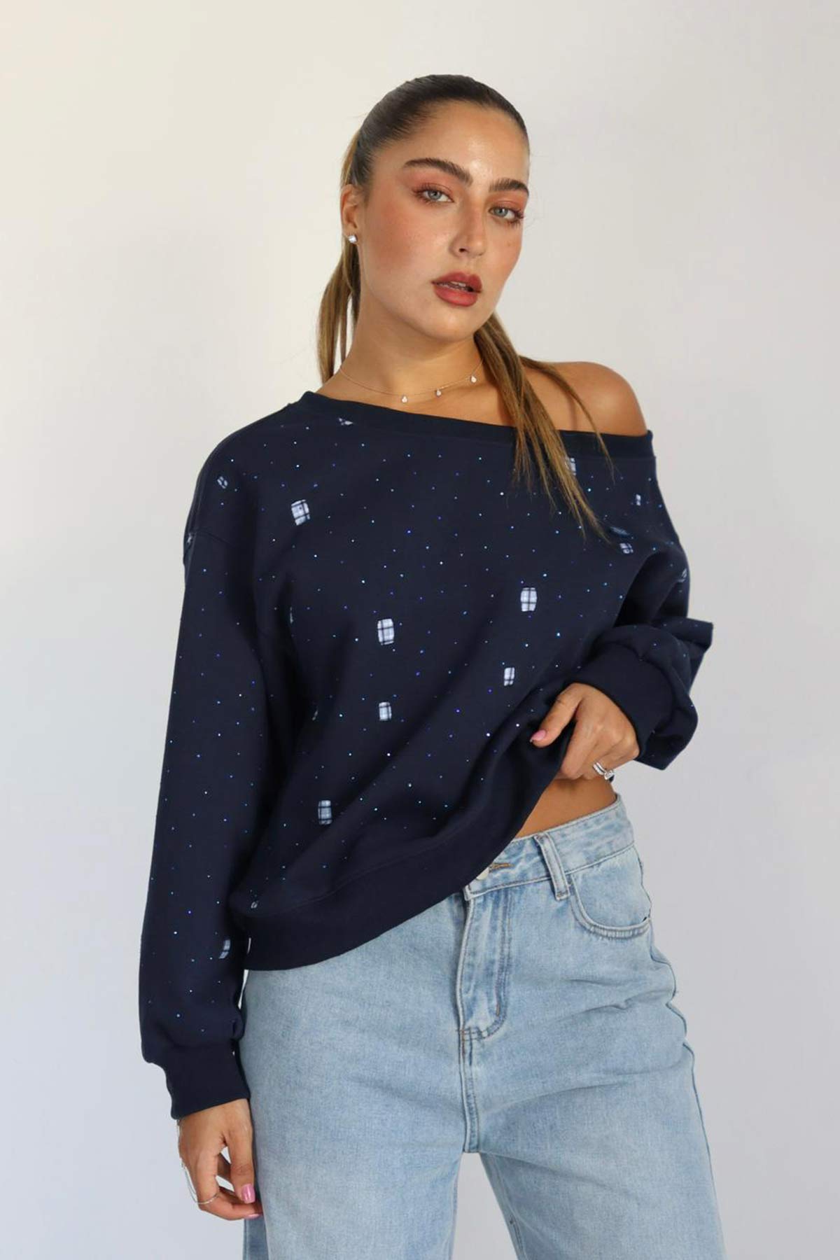 חולצת קרופ אוברסייז פנלופה