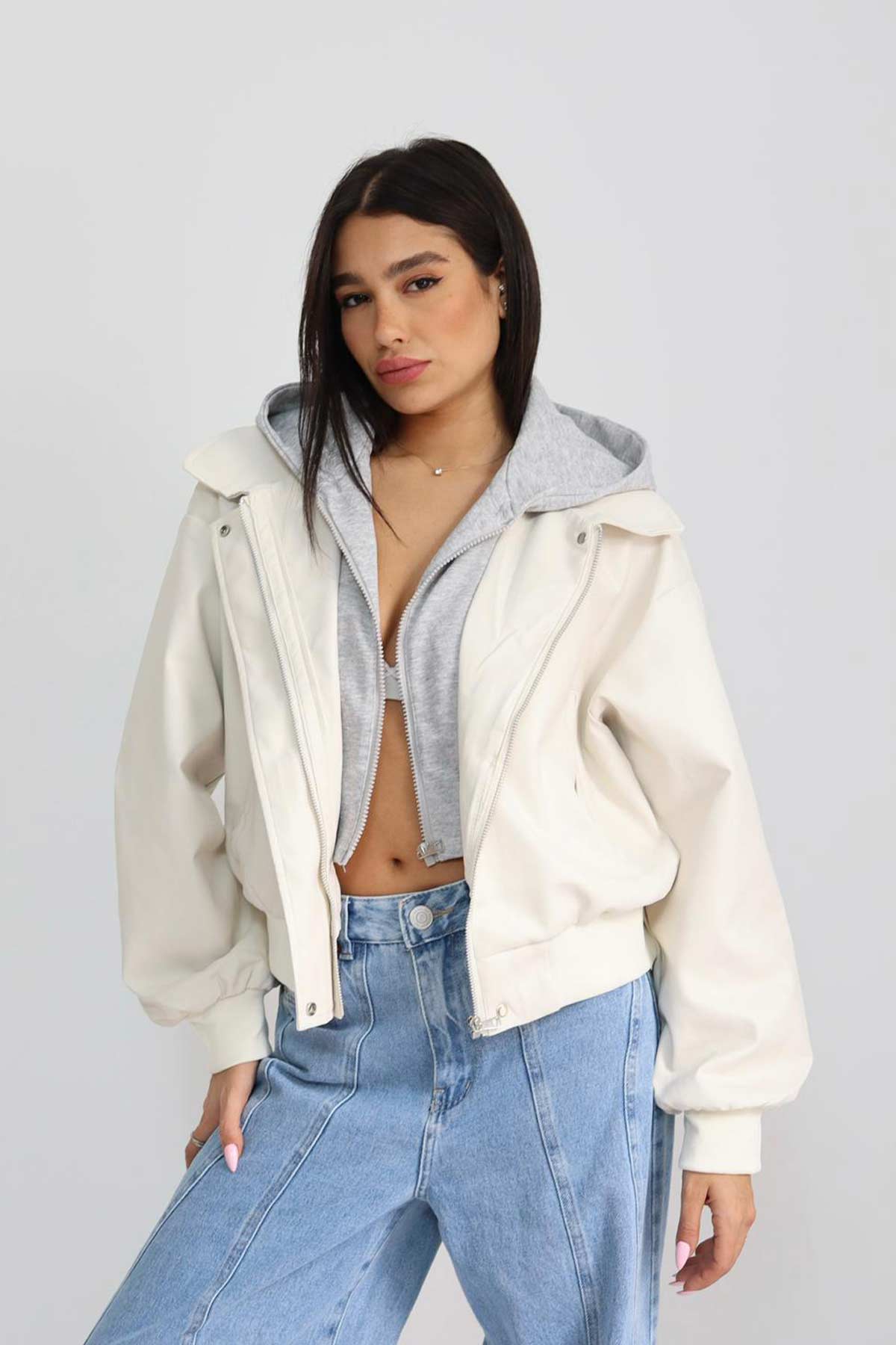 ג'קט משולב וודסטוק