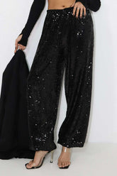 מכנסי פייטים ארוכים דאנס