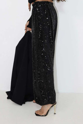 מכנסי פייטים ארוכים דאנס