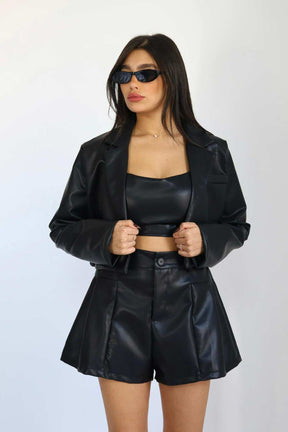 חליפת עור 3 חלקים אודרי