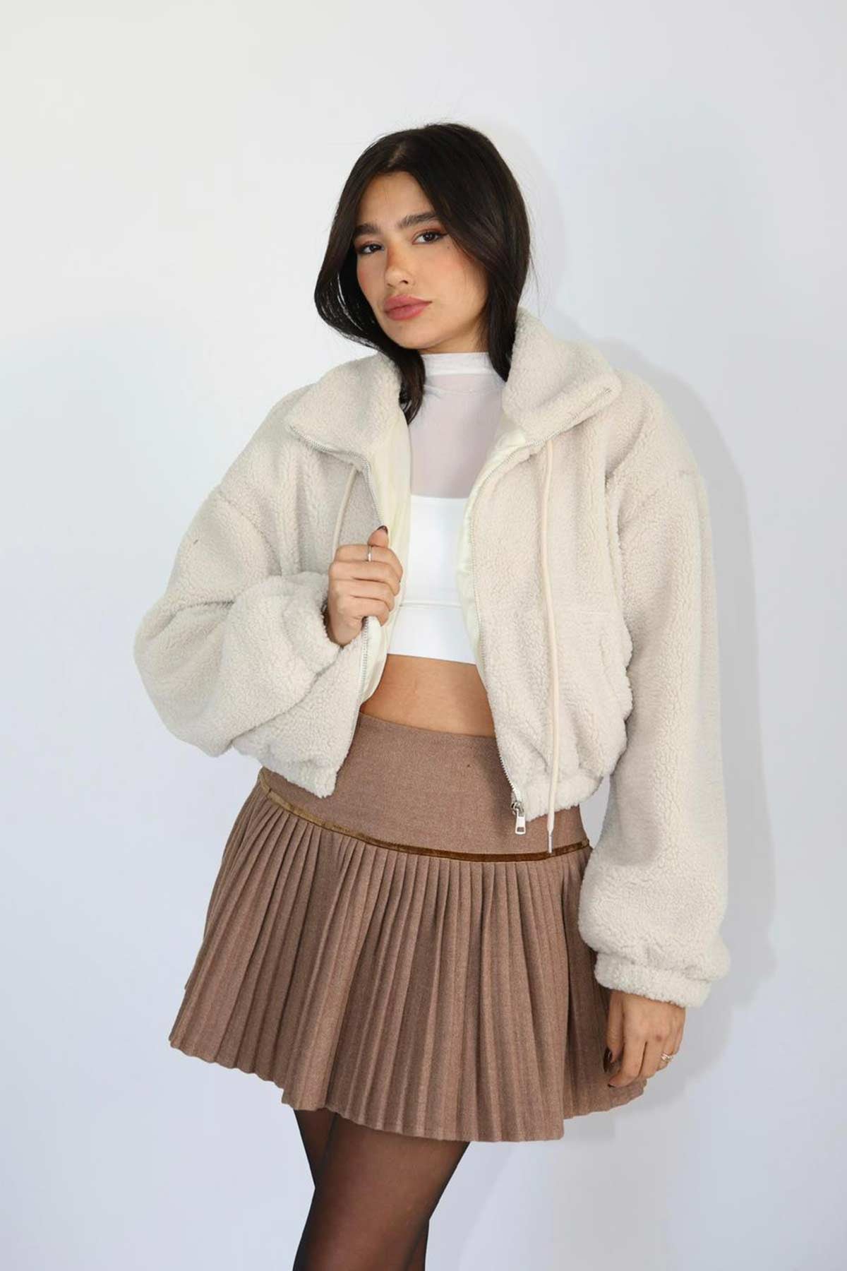 ג׳קט צמר קוטון