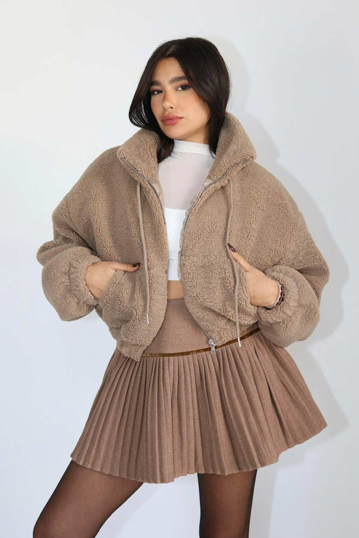 ג׳קט צמר קוטון