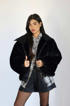 מעיל פרווה ג׳ניה