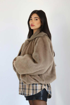 מעיל פרווה ג׳ניה