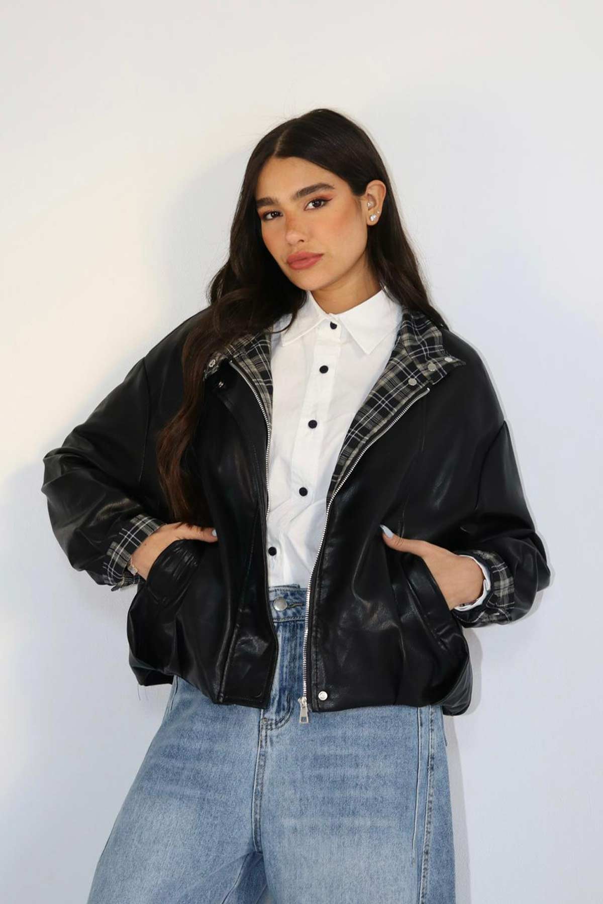 ג׳קט עור יולי