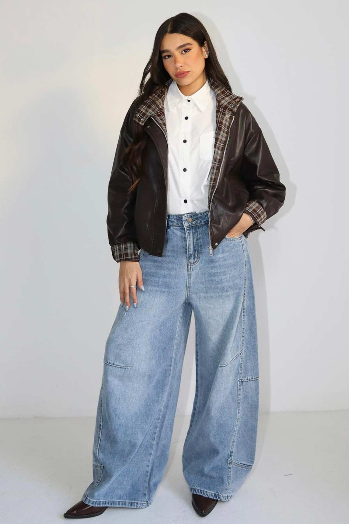 ג׳קט עור יולי