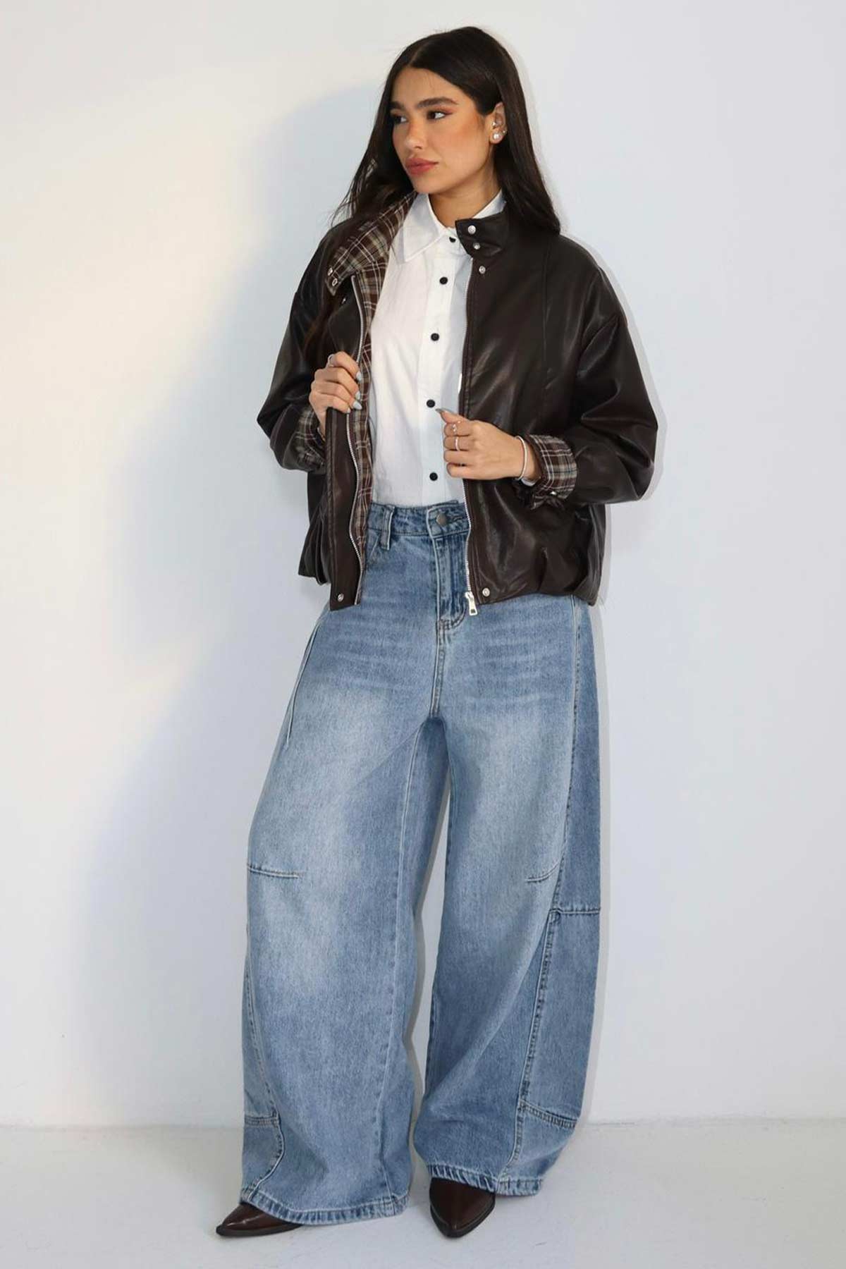 ג׳קט עור יולי