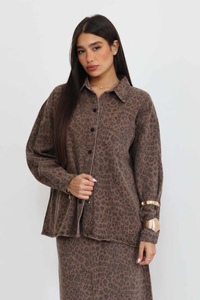 ג'קט ג'ינס מנומר אורין