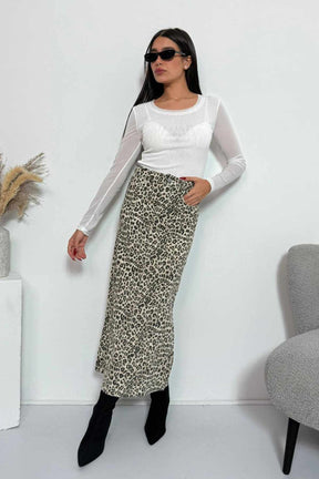 חצאית ג'ינס מנומר מירי