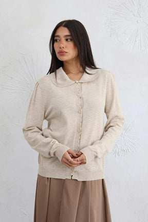 חולצת כפתורים סריג מישל